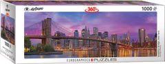 EuroGraphics Panoramska sestavljanka Brooklyn Bridge, New York 1000 kosov