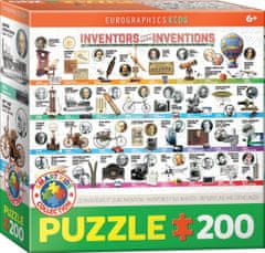 EuroGraphics Puzzle Veliki izumi 200 kosov