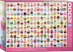 EuroGraphics Puzzle Barvne torte (Cupcakes) 2000 kosov