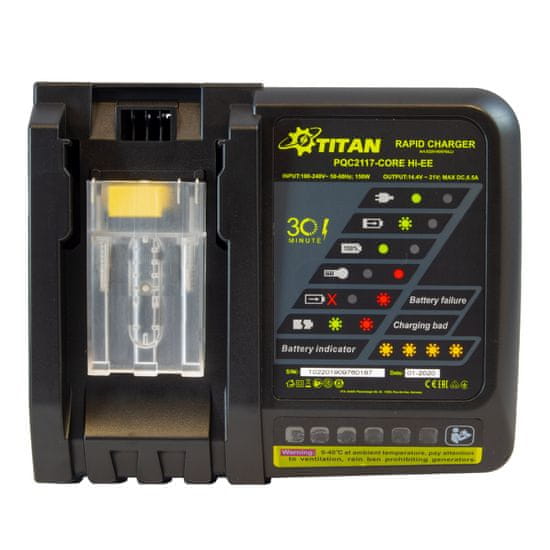 Titan Hitri polnilec TITAN PQC2117