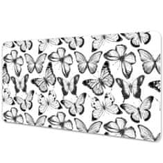 Decormat Namizna podloga Black and white butterfly 90x45 cm 