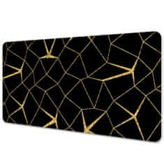 Decormat Namizna podloga Gold and black mosaic 100x50 cm 