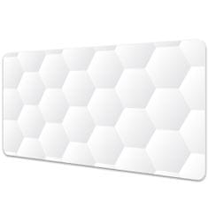 Decormat Namizna podloga Bela Honeycomb 90x45 cm 