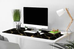 Decormat Namizna podloga Gold and black mosaic 100x50 cm 