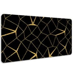 Decormat Namizna podloga Gold and black mosaic 100x50 cm 