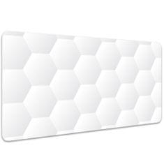 Decormat Namizna podloga Bela Honeycomb 90x45 cm 