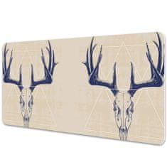 Decormat Podloga za pisalno mizo Deer skulls 90x45 cm 