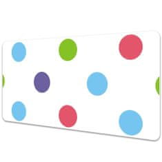 Decormat Podloga za pisalno mizo Colored dots 100x50 cm 