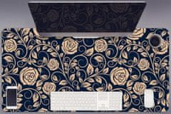 Decormat Podloga za pisalno mizo Vintage golden roses 120x60 cm 