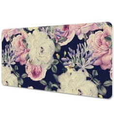 Decormat Podloga za pisalno mizo White vintage roses 90x45 cm 