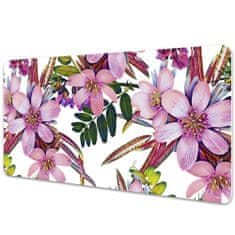 Decormat Podloga za pisalno mizo Pink flowers 90x45 cm 