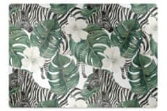 Decormat Podloga za stol Zebras in the leaves 120x90 cm 