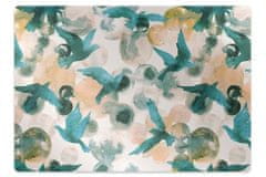 Decormat Podloga za stol Watercolor birds 100x70 cm 