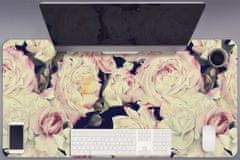 Decormat Namizna podloga White roses 100x50 cm 