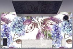 Decormat Podloga za pisalno mizo Purple leaves 90x45 cm 