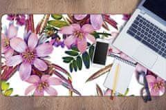 Decormat Podloga za pisalno mizo Pink flowers 90x45 cm 