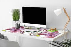 Decormat Podloga za pisalno mizo Pink flowers 90x45 cm 