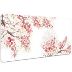 Decormat Podloga za pisalno mizo češnjevi cvetovi 90x45 cm 