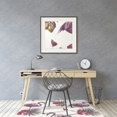 Decormat Podloga za pisarniški stol Flamingo in hibiskus 120x90 cm 