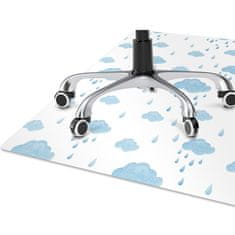 Decormat Podloga za stol Dežni oblaki 100x70 cm 