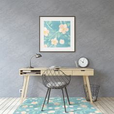 Decormat Podloga za stol parket Pastelne rože 100x70 cm 