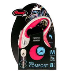Flexi New Comfort M vrv 8m do 20kg rdeča