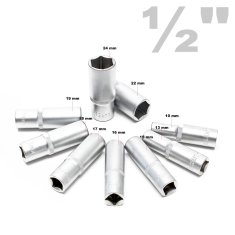 Wiltec 10 delni set 6-kotnih nasadnih ključev 10-24 mm 1/2″