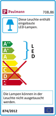 Paulmann LED USB svetilka 0,5W 6500K črna