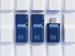 Samsung USB ključek, tip-C, 128GB, USB 3.1 Gen1, 400 MB/s, moder (MUF-128DA/APC)