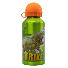 Stor Aluminijasta steklenica za pitje DINOSAUR T-REX, 400ml, 26234