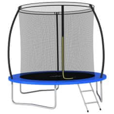 Vidaxl Trampolin komplet okrogel 244x55 cm 100 kg