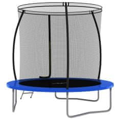 Greatstore Trampolin komplet okrogel 244x55 cm 100 kg