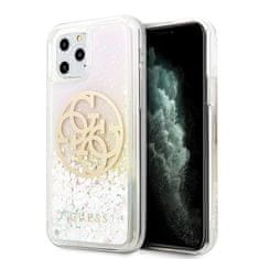 Guess GUHCN65LGIRGP Trdi ovitek za iPhone 11 Pro Max Gradient Liquid Glitter Circle Logo