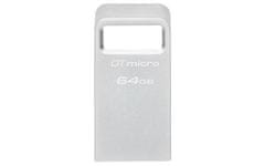 Kingston DataTraveler Micro, USB ključ, 64 GB (DTMC3G2/64GB)