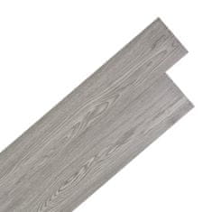 Vidaxl Samolepilne PVC talne plošče 5,21 m2 2 mm temno sive barve