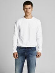 Jack&Jones Moška majica s kratkimi rokavi JJENOA Long Line Fit 12190128 White Relaxed (Velikost M)