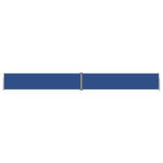 Vidaxl Izvlečna stranska markiza, modra, 140x1200 cm