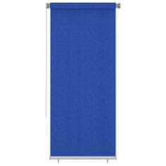 Vidaxl Zunanje rolo senčilo 100x230 cm modro HDPE