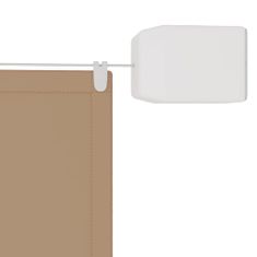 Vidaxl Vertikalna markiza taupe 60x270 cm tkanina oxford