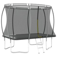 shumee vidaXL Trampolin komplet pravokoten 274x183x76 cm 150 kg