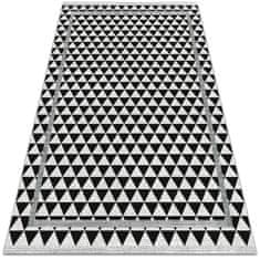 Decormat Vinil preproga Črno -beli trikotniki 60x90 cm 