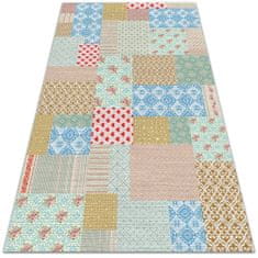 Decormat Zunanji tepih Patchwork različnih kosov 60x90 cm 