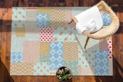 Decormat Zunanji tepih Patchwork različnih kosov 60x90 cm 