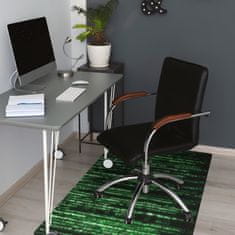 Decormat Podloga za stol parket Zeleni znaki 120x90 cm 