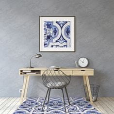Decormat Podloga za stol Modre ploščice 120x90 cm 