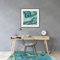 Decormat Podloga za stol Modra abstrakcija 100x70 cm 