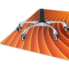 Decormat Podloga za zaščito tal Oranžni valovi 120x90 cm 