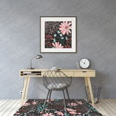 Decormat Podloga za stol parket Vintage cvetje 120x90 cm 
