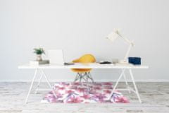 Decormat Podloga za stol parket Pastelne rože 100x70 cm 