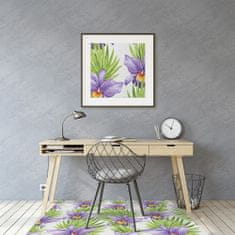 Decormat Podloga za stol Vijolične cvetove 120x90 cm 